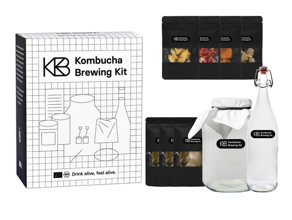 kombucha aufbewahren urlaub Kombucha Brewing Kit – alles, was du brauchst, um Kombucha zu Hause zu brauen